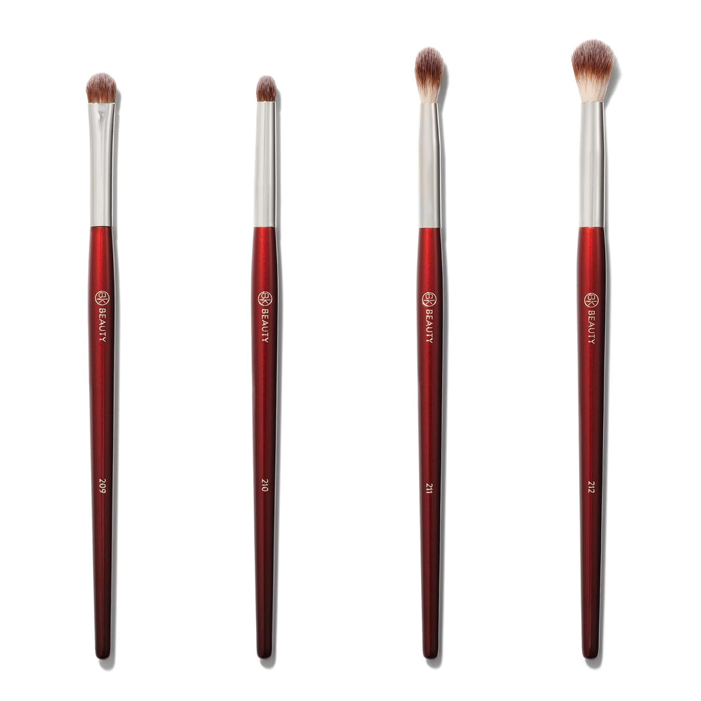 BK BEAUTY Core Line Extension Eyeshadow Brush Set, 4 Eye Brushes
