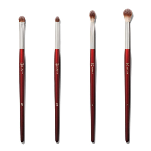 BK BEAUTY Core Line Extension Eyeshadow Brush Set, 4 Eye Brushes