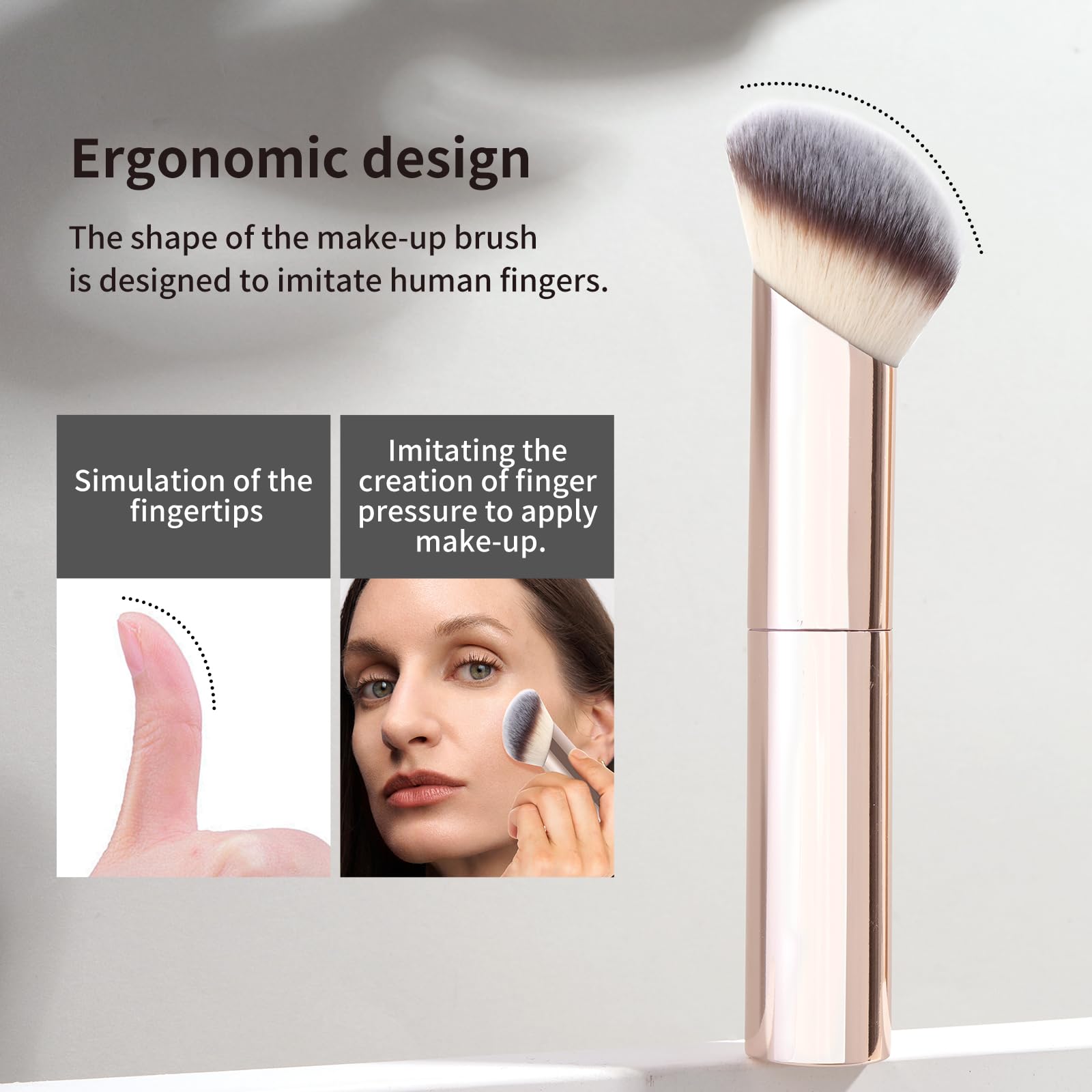MAANGE 20 Pcs Makeup Brushes with Gift Box, Double-End Multi-functional Makeup Brushes for Blending Liquid Powder Concealer Cream Blush Buffe,CoffeeBrown