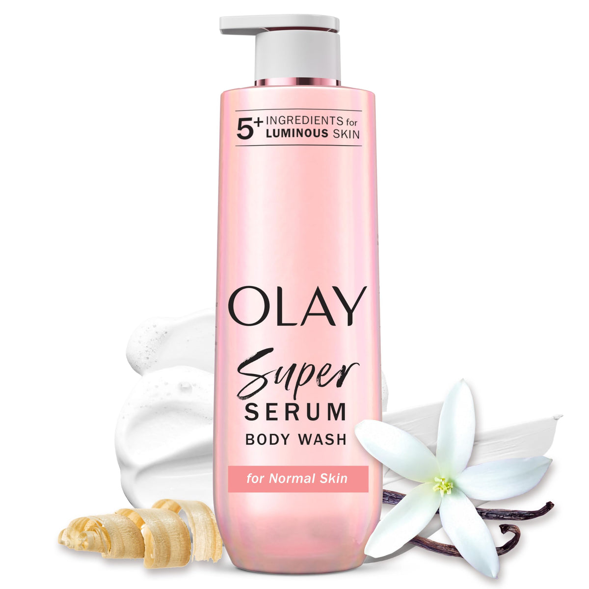 Olay Super Serum Body Wash for Women, For Extra Dry Skin, 18.5 fl oz
