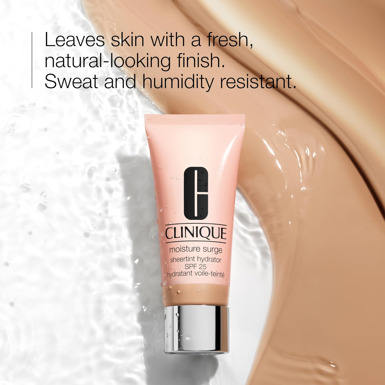 Clinique Moisture Surge Sheertint Hydrator Broad Spectrum SPF 25 | Tinted Moisturizer With SPF, Hyaluronic Acid + Aloe Water | Sheer Coverage, Natural Finish Skin Tint